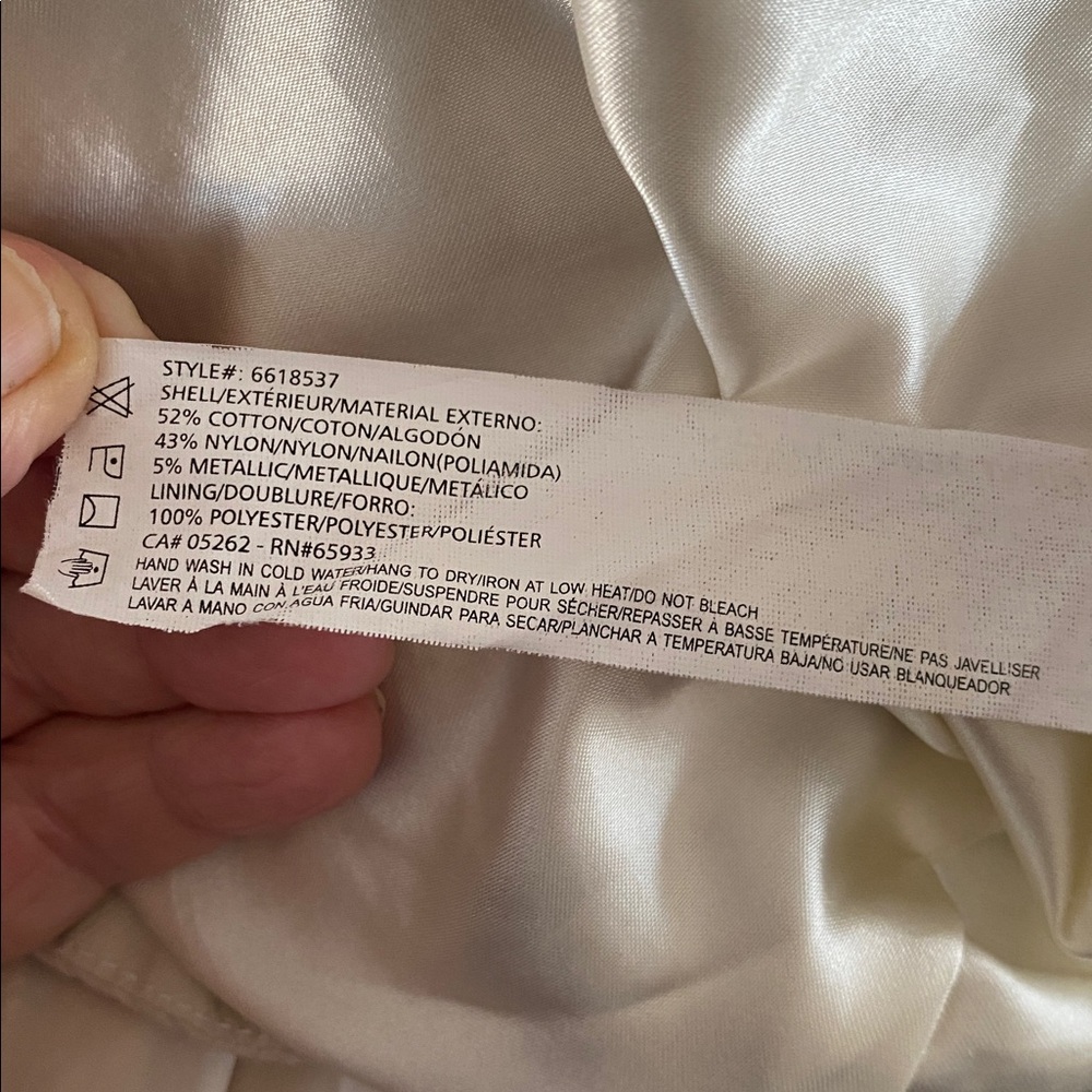 Point Zero (Nicole Benisti) hooded Utility Jacket Cream Tan Size Large - Picture 10 of 17